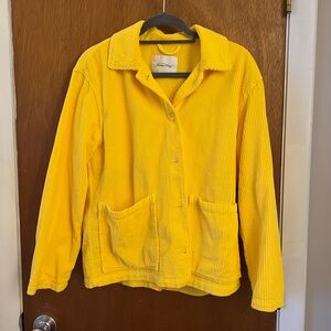 American Vintage Yellow Corduroy Jacket